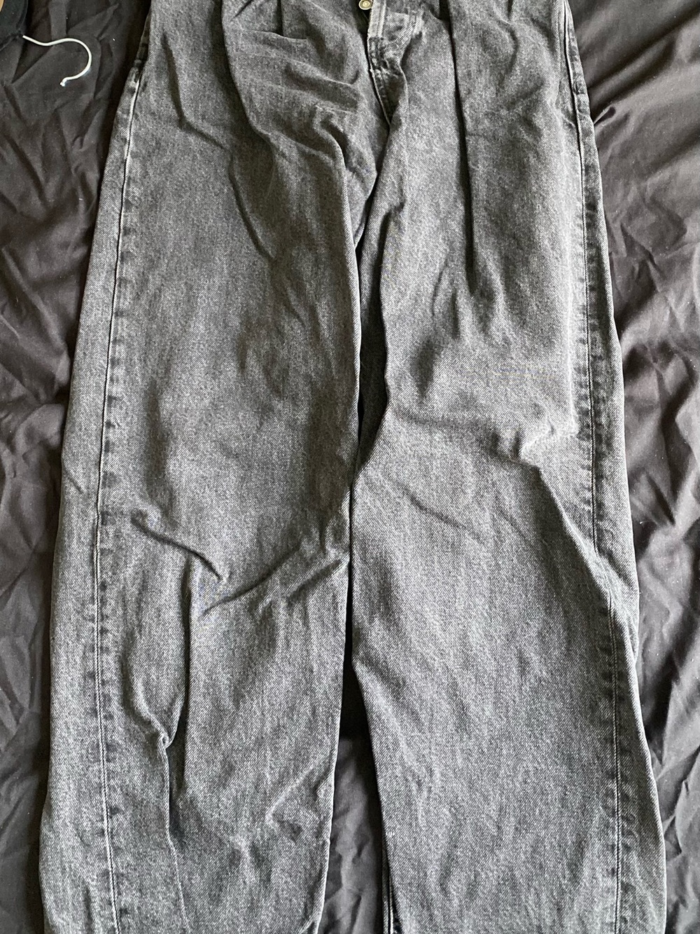 Zara Charcoal Black Denim Jeans